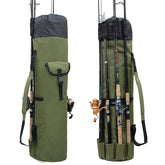 JSHANMEI fishing pole bag with rod holder - front view